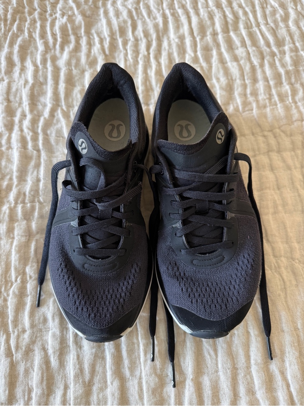 lululemon athletica Dark Charcoal Knit Running Shoes